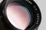 Nikon Nikkor 85mm F/2 Ais Lens #60943A5