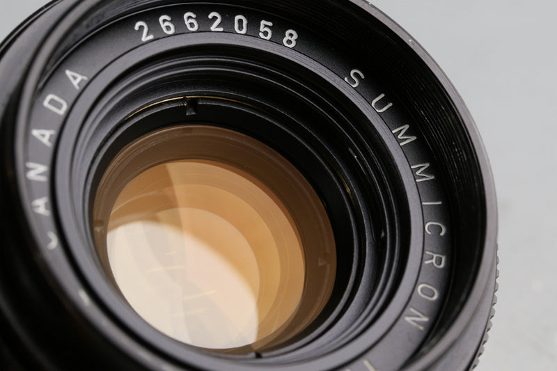 Leica Leitz Canada Summicron 35mm F/2 6-Elements Lens for Leica M #60950T