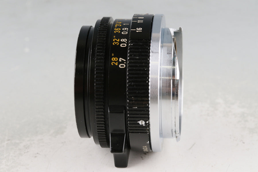 Leica Leitz Canada Summicron 35mm F/2 6-Elements Lens for