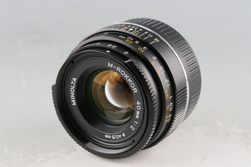 Minolta M-Rokkor 40mm F/2 Lens for Leica M #61003E5
