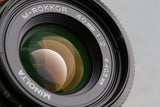 Minolta M-Rokkor 40mm F/2 Lens for Leica M #61003E5