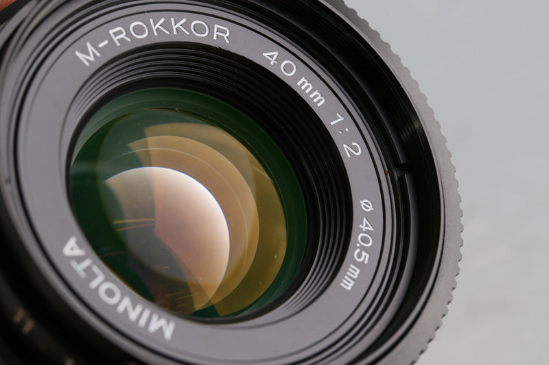 Minolta M-Rokkor 40mm F/2 Lens for Leica M #61003E5