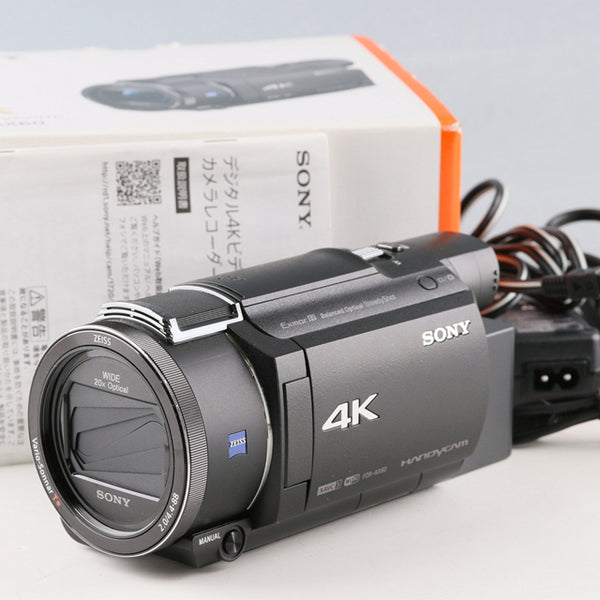 美品　sony FDR-AX60 SONY 4K Video Camera Handycam FDR-AX60 Black Built-in memory