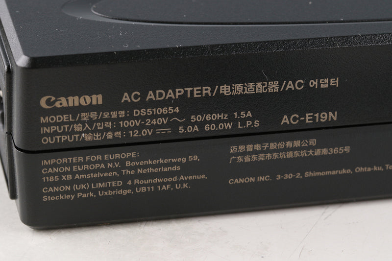 Canon AC Adapter AC-E19N With Box #61065F2