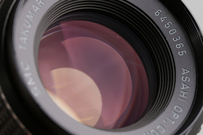 Asahi Pentax SMC Takumar 55mm F/1.8 Lens for M42 Mount #61165H23