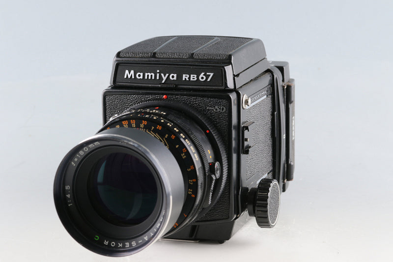 Mamiya RB67 Pro SD + Mamiya-Sekor C 180mm F/4.5 Lens + Motorized Film Back Holder 6×8 #61264E2