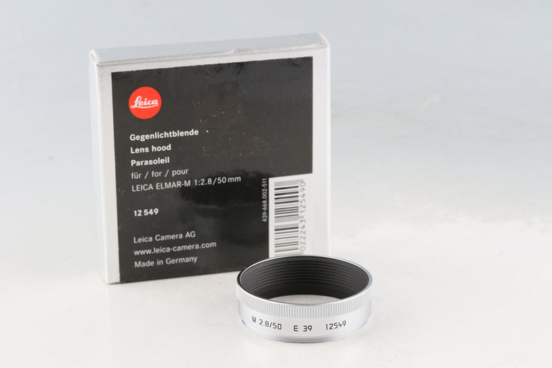 Leica Lens Hood 12549 for Elmar-M 50/2.8 With Box #61266L1