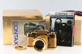 Contax RTS Gold + Planar T* 50mm F/1.4 AEJ Gold Lens Wirh Box #61279L7