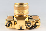 Contax RTS Gold + Planar T* 50mm F/1.4 AEJ Gold Lens Wirh Box #61279L7