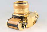 Contax RTS Gold + Planar T* 50mm F/1.4 AEJ Gold Lens Wirh Box #61279L7