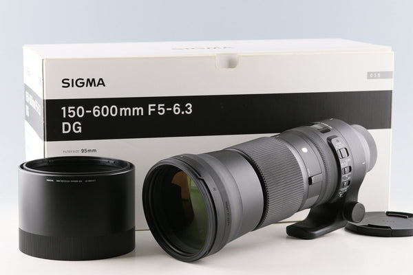 Sigma C 150-600mm F/5-6.3 DG Lens for Nikon With Box