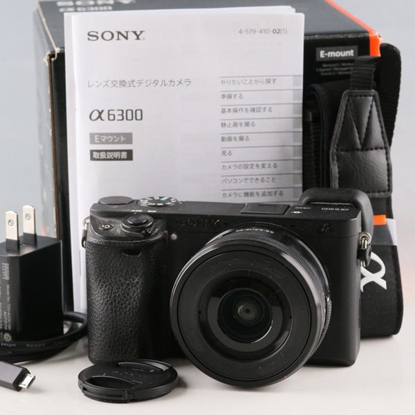 【美品】SONY α6300 ボディ＋レンズ3本セット Sony α6300 + E PZ 16-50mm F/3.5-5.6 OSS Lens *Japanese Version