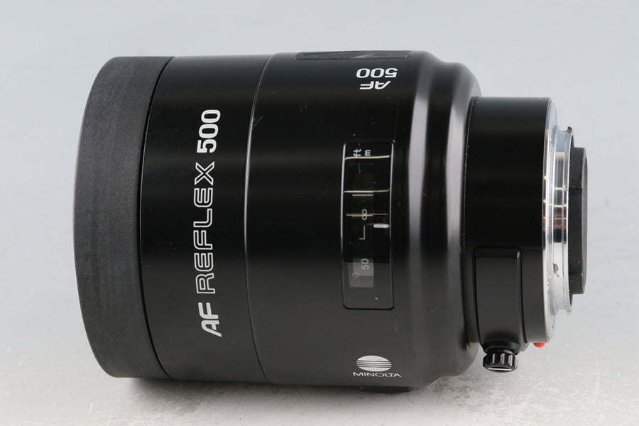 I522\" MINOLTA AF REFLEX 500mm f/8 カメラレンズ オールドレンズ】オートフォーカスで動くミラーレンズ「ミノルタ AF