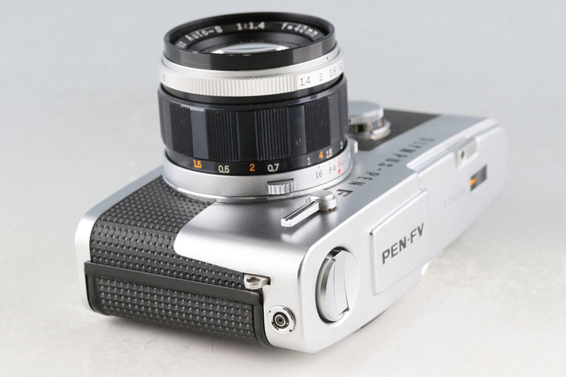 Olympus-Pen FV 35mm Half Frame Camera + G. Zuiko Auto-S 40mm F/1.4 Lens #61498D4