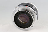 Olympus-Pen FV 35mm Half Frame Camera + G. Zuiko Auto-S 40mm F/1.4 Lens #61498D4
