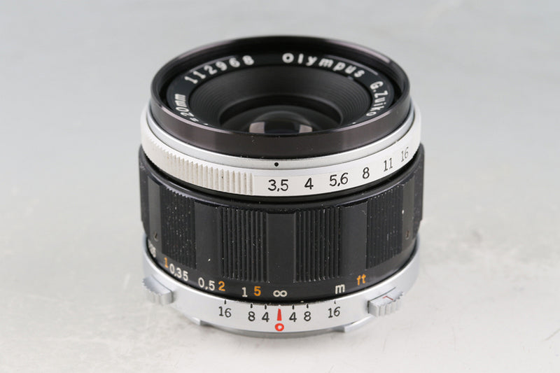 Olympus G.Zuiko Auto-W 20mm F/3.5 Lens for Pen-F #61503F5