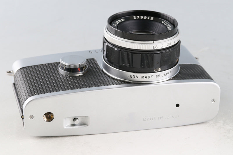 Olympus-Pen F 35mm Half Frame Camera + F. Zuiko Auto-S 38mm F/1.8 Lens #61507D4