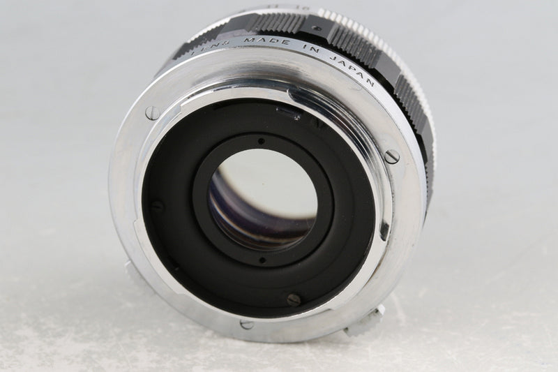 Olympus-Pen F 35mm Half Frame Camera + F. Zuiko Auto-S 38mm F/1.8 Lens #61507D4