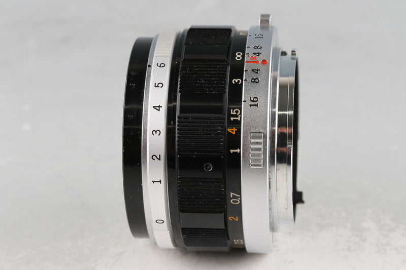 Olympus-Pen F 35mm Half Frame Camera + F. Zuiko Auto-S 38mm F/1.8 Lens #61507D4