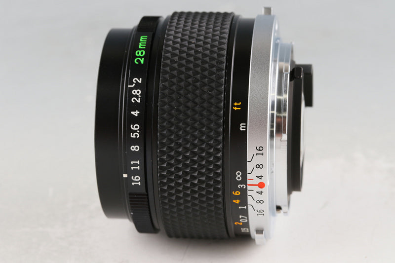 Oylmpus OM-System Zuiko MC Auto-W 28mm F/2 Lens #61611F5