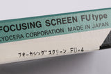 Contax Focusing Screen FU-4 With Box #61612F2
