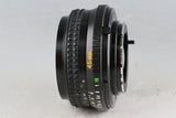 Minolta MD Rokkor-X 45mm F/2 Lens #61633G31