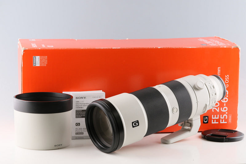 Sony FE 200-600mm F/5.6-6.3 G OSS Lens for E-Mount With Box #61639L2
