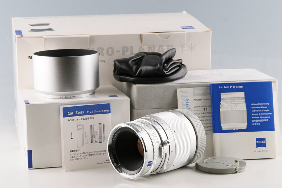 Carl Zeiss Makro-Planar T* 120mm F/4 ZV Classic Lens With Box
