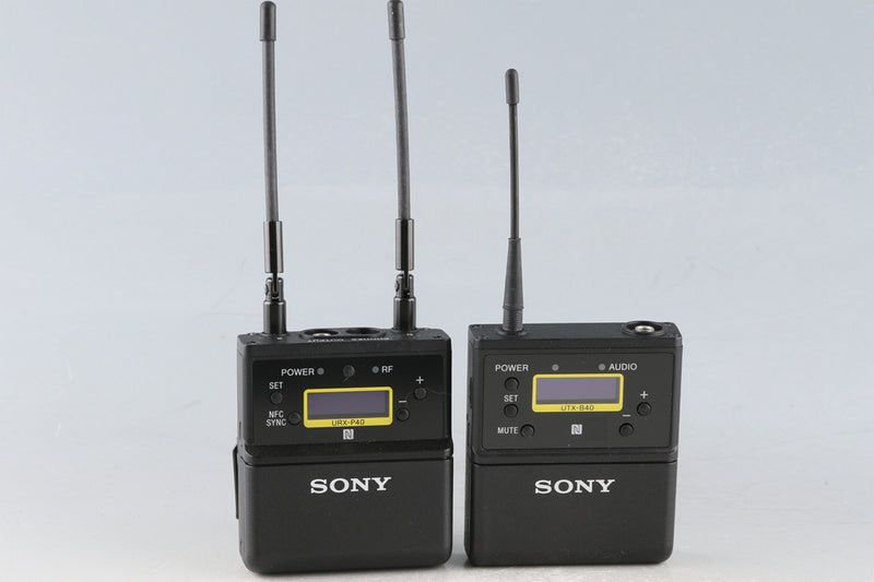 Sony UTX - B40 Bodypack Transmitter + URX - P40 Receiver Set #61766D6