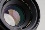 Zenza Bronica ETR S + Zenzanon MC 75mm F/2.8 Lens #61801E1