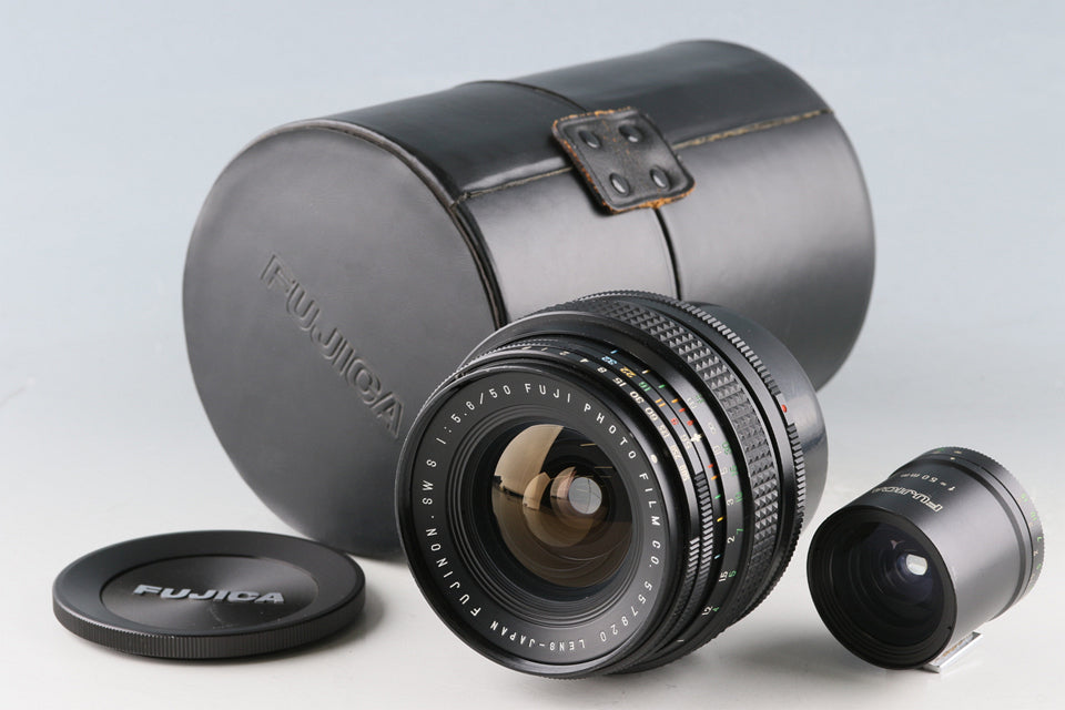 Fujifilm Fujinon.SW S 50mm F/5.6 Lens + Finder for Fujica G #61825E6 ...