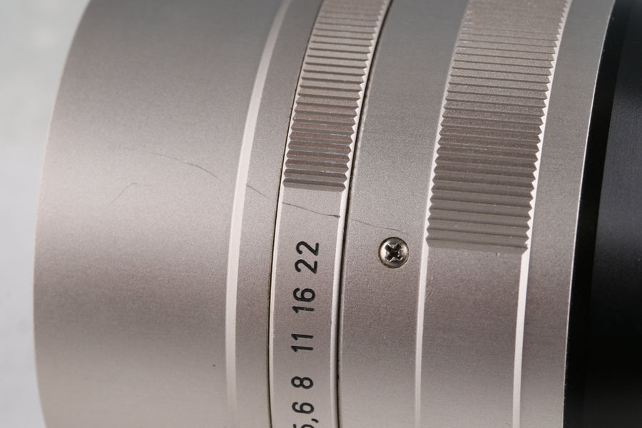 Contax Carl Zeiss Sonnar T* 90mm F/2.8 Modified Lens for Leica M