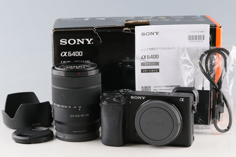 Sony α6400 + E 18-135mm F/3.5-5.6 OSS Lens With Box *Japanese