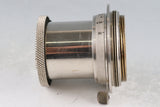 Leica Leitz Hektor 50mm F/2.5 Nickel Lens for Leica L39 #61953T