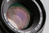 Minolta XD + MD Rokkor 50mm F/1.7 Lens #62045D4