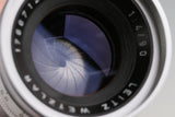 Leica Leitz Elmar 90mm F/4 Lens for Leica L39 #62140T