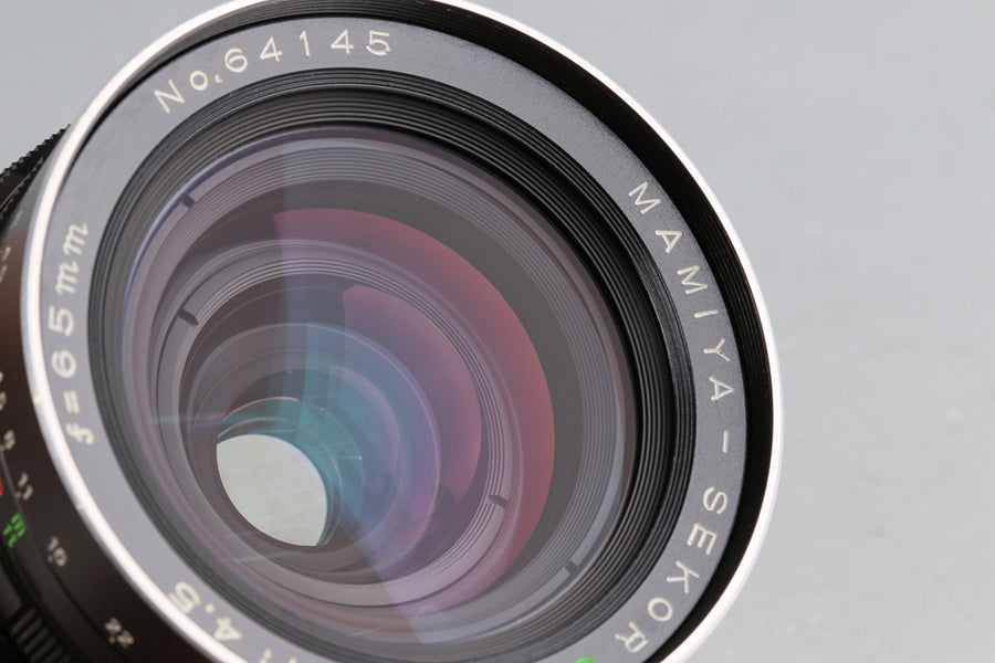 Mamiya RB67 Pro + Mamiya-Sekor C 65mm F/4.5 Lens #62208E2 – IROHAS