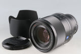 Sony Zeiss Planar T* FE 50mm F/1.4 ZA Lens for E-Mount #62288E5