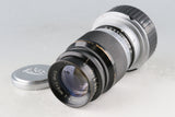 Leica Leitz Elmar 90mm F/4 Lens for Leica L39 + LM Ring #62296T