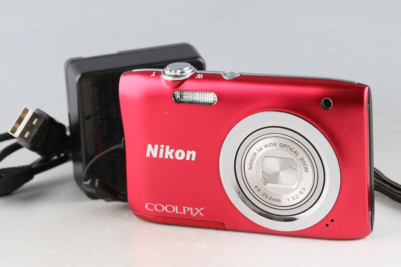 Nikon COOLPIX A100 赤 COOLPIX ニコン コンデジ Nikon A100 レッド 中古 新品SDカード付き