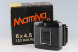 Mamiya RB 6×4.5 120 Roll Film Back Holder With Box #62808L8