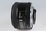 Nikon AF Nikkor 35mm F/2 Lens #62822A3