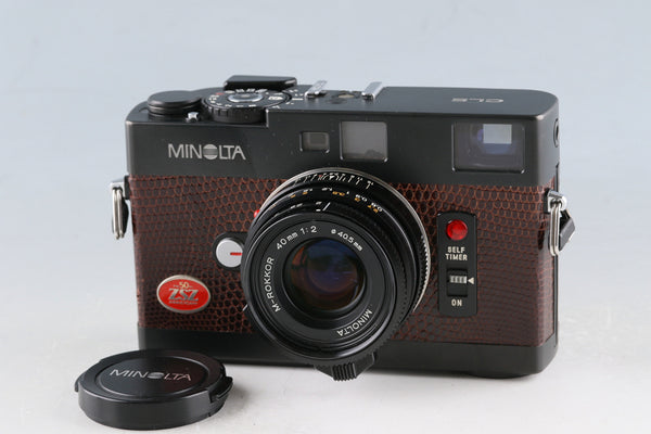 Minolta CLE ZSZ 50th Anniversary Model + M-Rokkor 40mm F/2 Lens