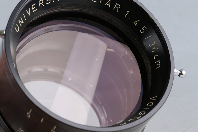 Voigtlander Braunschweig Universal-Heliar 360mm F/4.5 Lens #63078B6 ...