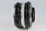 Nikon Nippon Kogaku Nikkor-H Auto 50mm F/2 Non-Ai Lens #63310H12