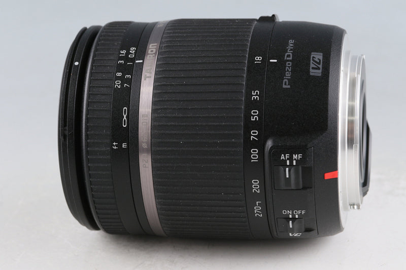TAMRON 18-270ｍｍ PZD VC B008 Canon用 Tamron 18-270mm F/3.5-6.3 Di II VC PZD (Model B008) Lens for Canon