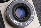 Nikon 35Ti 35mm Point & Shoot Film Camera With Box #63454L8