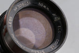 Taylor&Hobson Cooke Speed Panchro 50mm F/2 ELC Lens Moditied to Leica M #63508C1