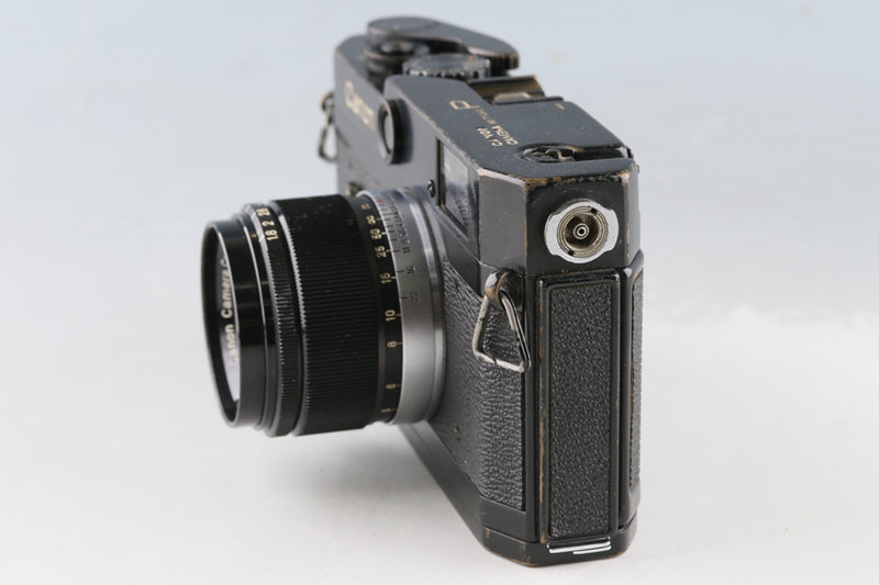 Canon P Rangefinder Film Camera Original Black Paint + 50mm F/1.8
