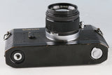 Canon P Rangefinder Film Camera Original Black Paint + 50mm F/1.8 Lens #63510D2